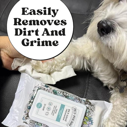 Pet-Pourri Pawsitively Fresh Deodorizing Pet Wipes – Quick Cleaning Wipes for Dogs & Cats – Plant Based Ingredients – Vet Recommended – Cleaner Odor Remover Wipes for Paw, Fur & Skin Soothing