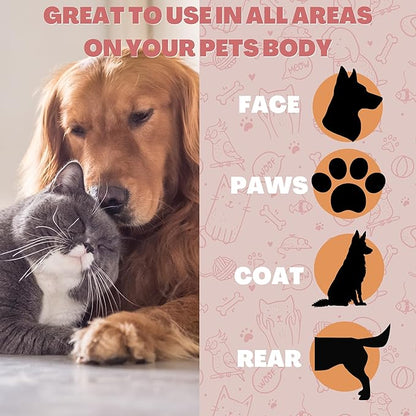 FurryFriends Pet Wipes | Citrus Scented | Hypo-allergenic | Alcohol Free| Deodorizing | Removes Loose Hair & Dirt | Incredibly Clean | 12 Pack