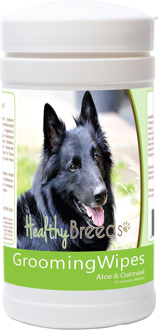 Healthy Breeds Belgian Sheepdog Grooming Wipes 70 Count