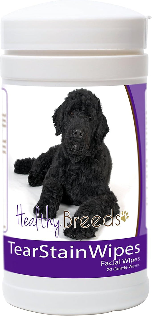 Healthy Breeds Portuguese Water Dog Tear Stain Wipes 70 Count