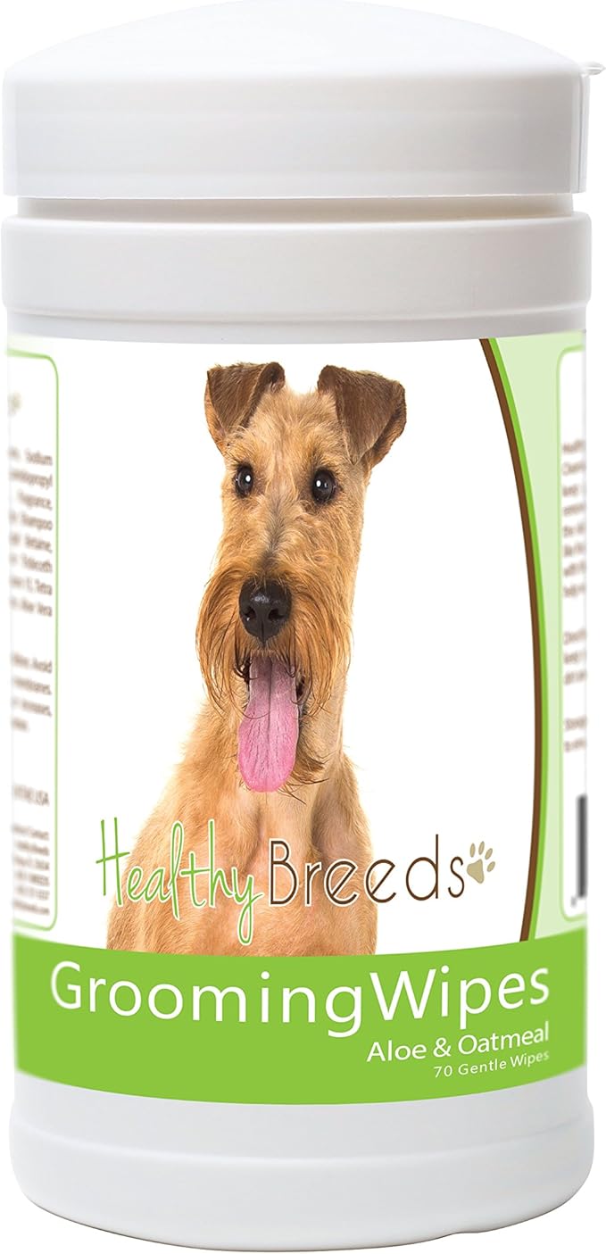 Healthy Breeds Irish Terrier Grooming Wipes 70 Count