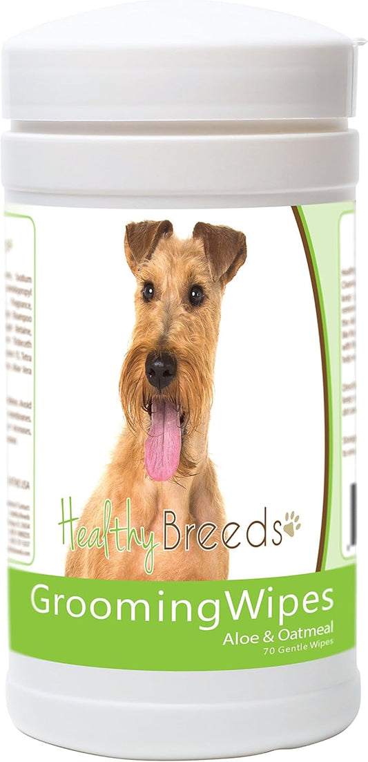 Healthy Breeds Irish Terrier Grooming Wipes 70 Count