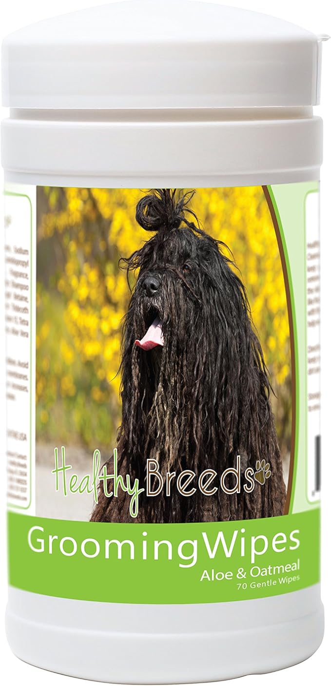 Healthy Breeds Bergamasco Grooming Wipes 70 Count