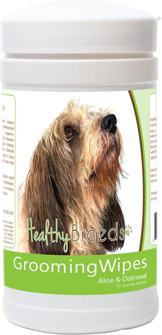 Healthy Breeds Petits Bassets Griffons Vendeen Grooming Wipes 70 Count