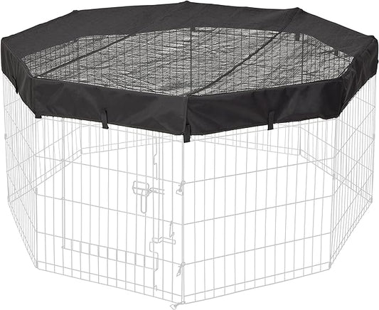 MidWest Homes for Pets Octagon Exercise Pen Fabric Mesh Top