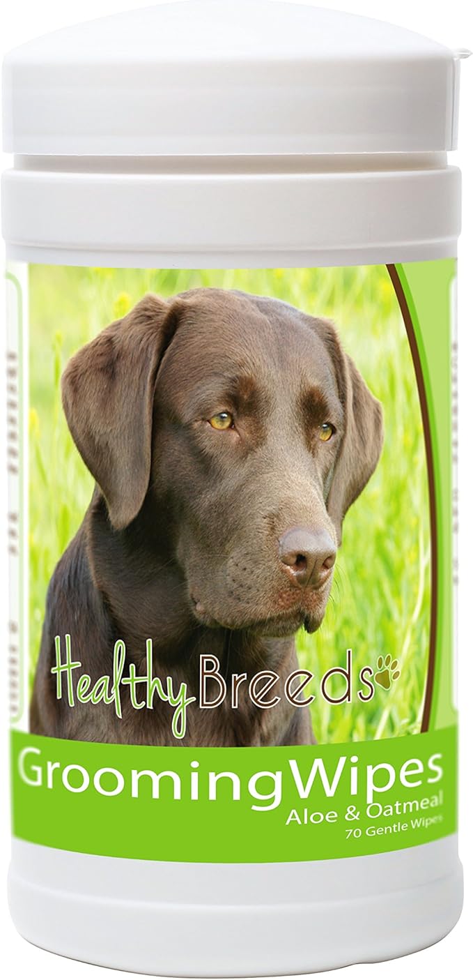 Healthy Breeds Labrador Retriever Grooming Wipes 70 Count