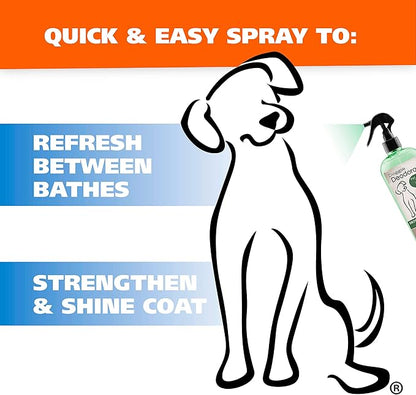 Wahl USA Deodorizing & Refreshing Pet Deodorant for Dogs - Eucalyptus & Spearmint Scent to Refresh the Skin and Coat - Model 820011A