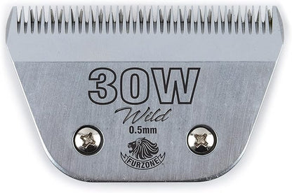 Detachable Blade - Size 30W Wide Blade 1/50", Made of Extra Durable Japanese Steel, Compatible with Most Andis, Oster, Wahl A5 Clippers