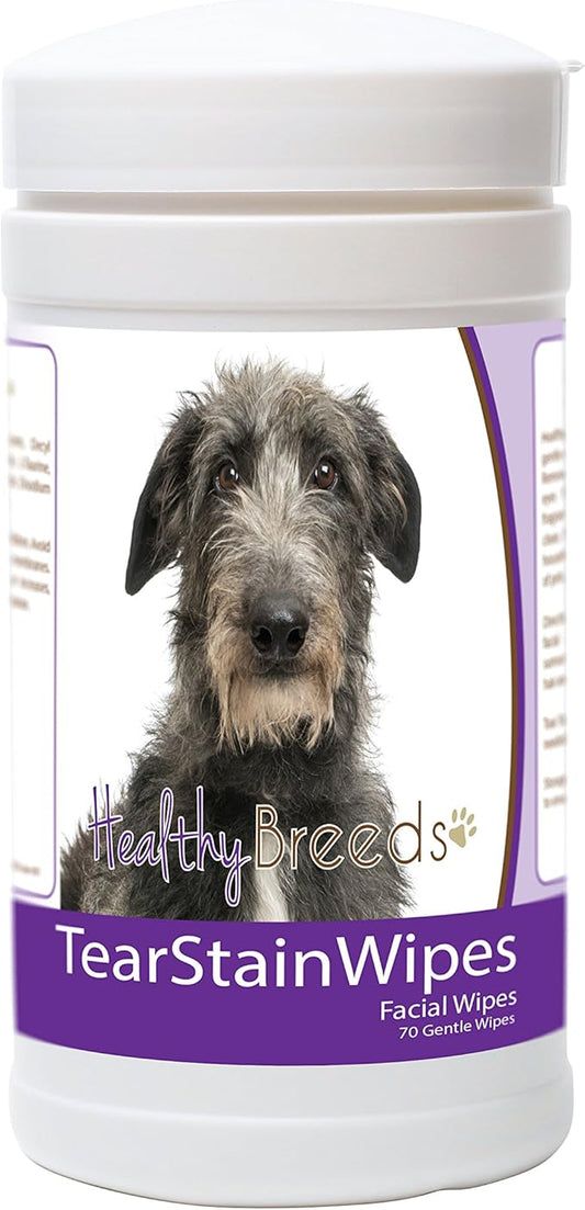 Healthy Breeds Scottish Deerhound Tear Stain Wipes 70 Count