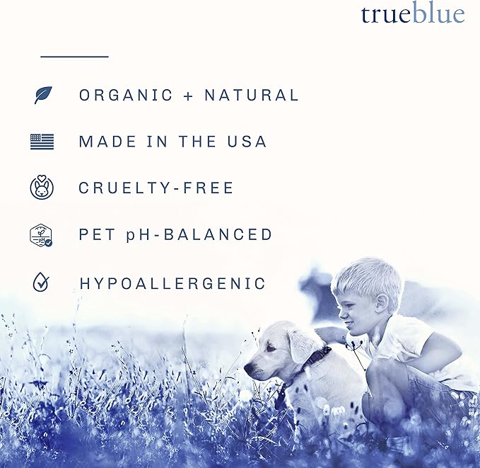 TrueBlue Grapefruit & Chamomile Fresh-in-a-Flash Cleansing Dog Spray – Refreshes, Conditions Coats for Dogs, Puppies, Cats – Moisturizing, Toxin Free, Natural Botanical Blend – 8.7 Fl. Oz.