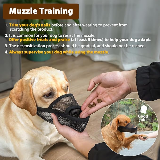 Crazy Felix Nylon Dog Muzzle for Small Medium Large Dogs, Air Mesh Breathable and Drinkable Pet Muzzle for Anti-Biting Anti-Barking Licking (XXXS, Pink)