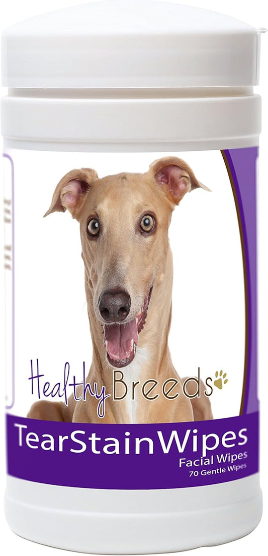 Healthy Breeds Italian Greyhound Tear Stain Wipes 70 Count