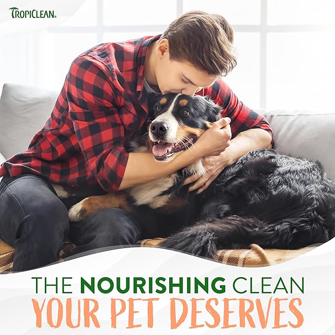 TropiClean Papaya & Coconut Dog Wipes for Paws and Butt | Deep Cleaning Dog Grooming Wipes | Safe for The Face | Cat Friendly | 400 Count