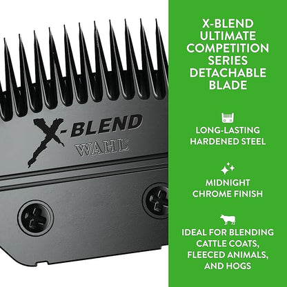 Wahl Professional Animal X-Blend Ultimate Competition Series Detachable Blade for Cattle and Sheep (2450-500)