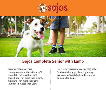 Sojos Complete Lamb Recipe Dehydrated Dog Food, 7 lb