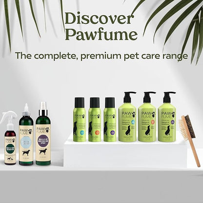 PAWFUME 2-in-1 Cat & Dog Brush – Sculpt Salon-Soft Coats in Minutes – Rubber-Tipped Pins, Smooth Tangles, Wood-Handle Comfort, & Gently Massages Skin – Doubles as a Cat Brush for All Breeds