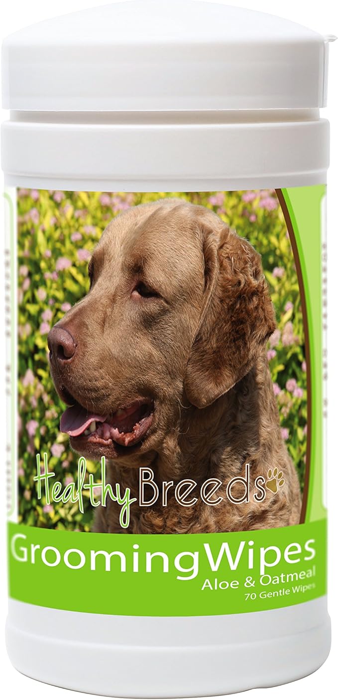 Healthy Breeds Chesapeake Bay Retriever Grooming Wipes 70 Count