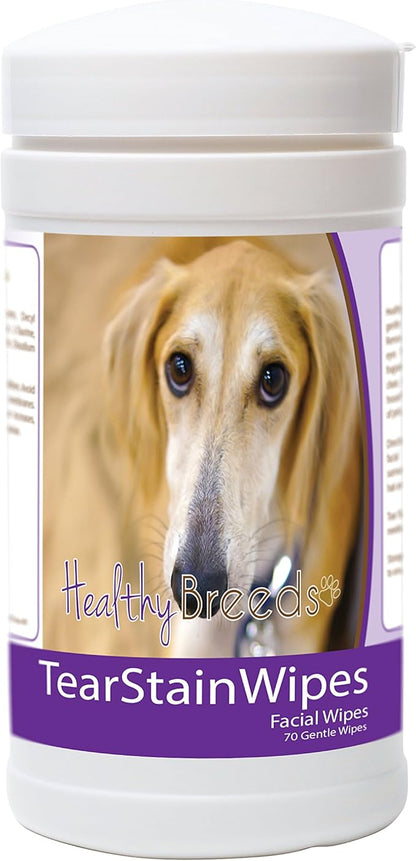 Healthy Breeds Sloughi Tear Stain Wipes 70 Count