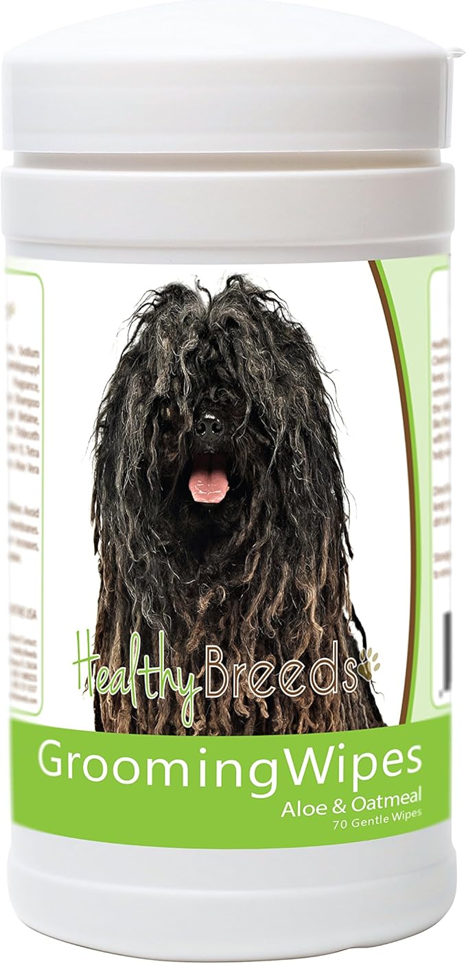 Healthy Breeds Pulik Grooming Wipes 70 Count