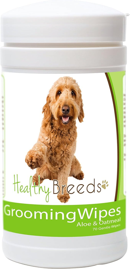 Healthy Breeds Goldendoodle Grooming Wipes 70 Count