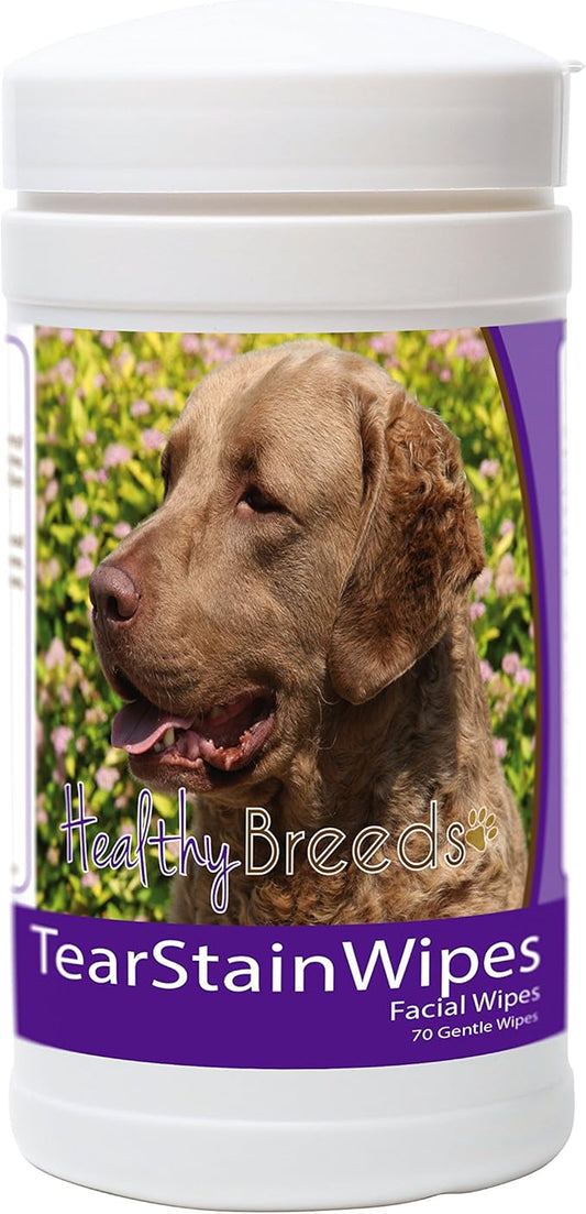 Healthy Breeds Chesapeake Bay Retriever Tear Stain Wipes 70 Count
