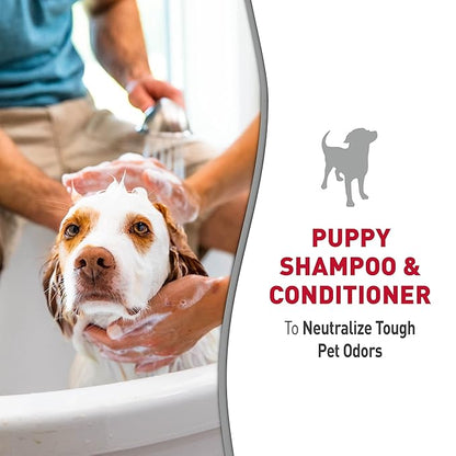 Nature's Miracle Puppy Shampoo & Conditioner, 16 Oz, Cotton Breeze Scent