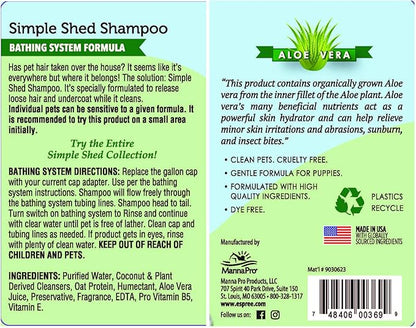 Espree Simple Shed Shampoo, Bathing System, 1 Gallon