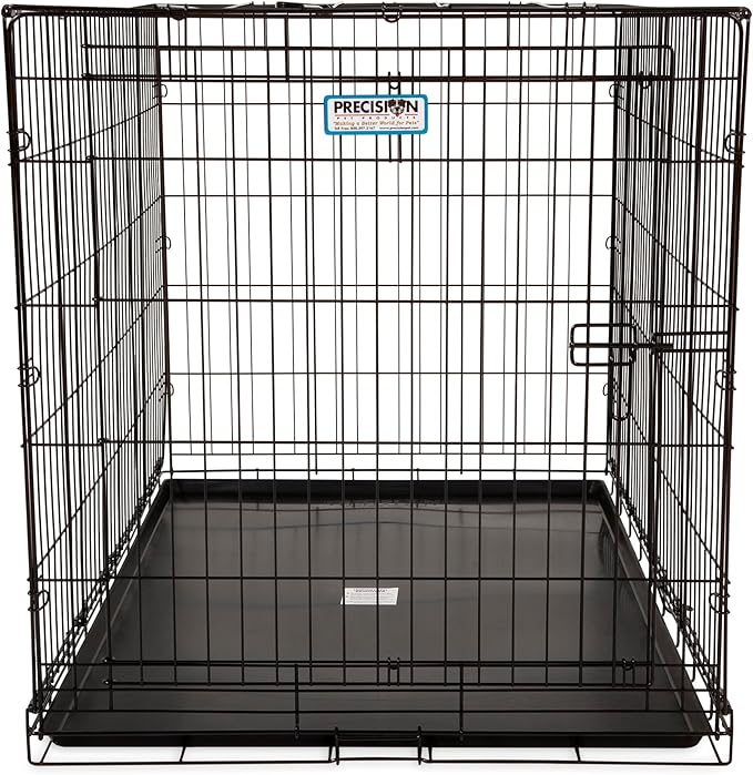 Precision Pet Products One Door Provalue Wire Dog Crate, 48 Inch, For Pets 90-125 lbs, With 5-Point Locking System