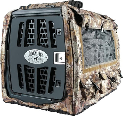Lucky Duck Weather Protection Kennel Covers, Intermediate, Optifade Marsh