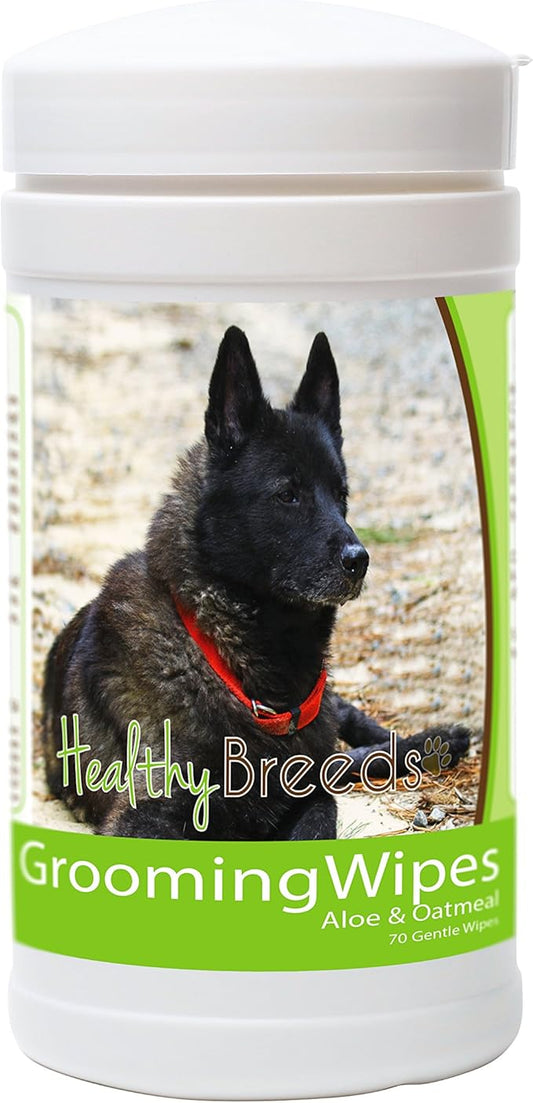 Healthy Breeds Norwegian Elkhound Grooming Wipes 70 Count
