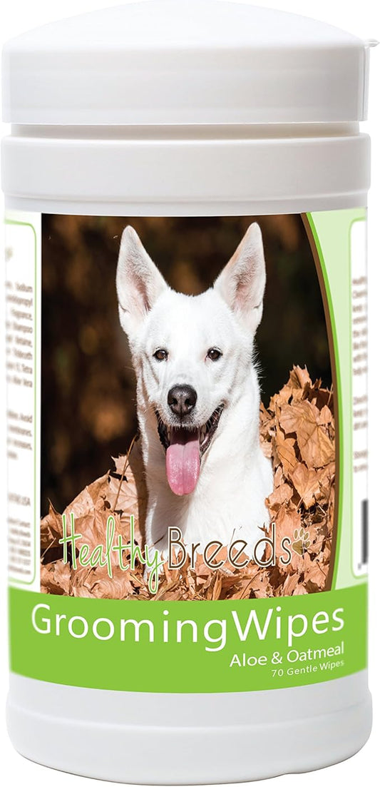 Healthy Breeds Canaan Dog Grooming Wipes 70 Count