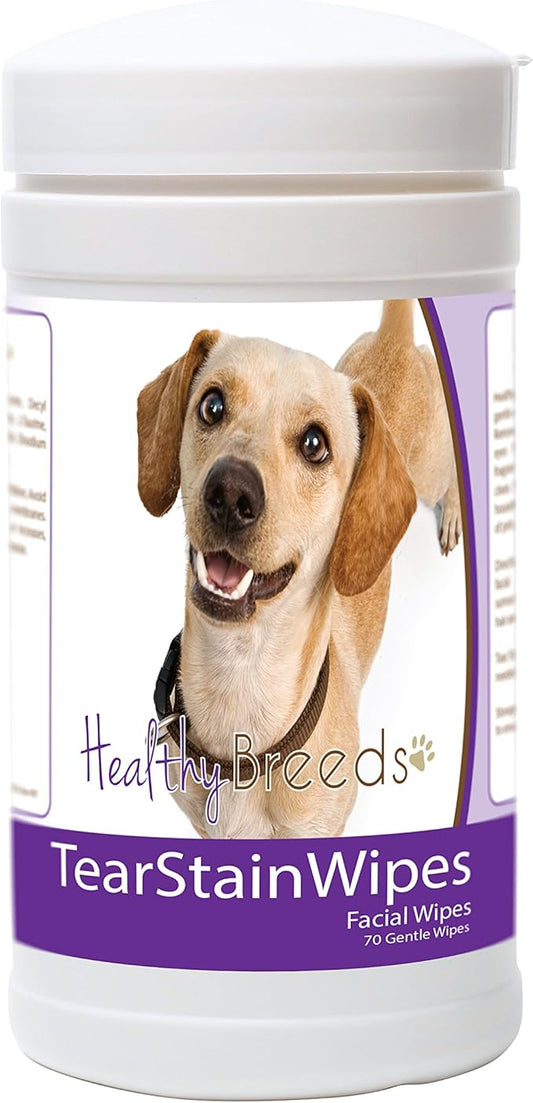 Healthy Breeds Chiweenie Tear Stain Wipes 70 Count