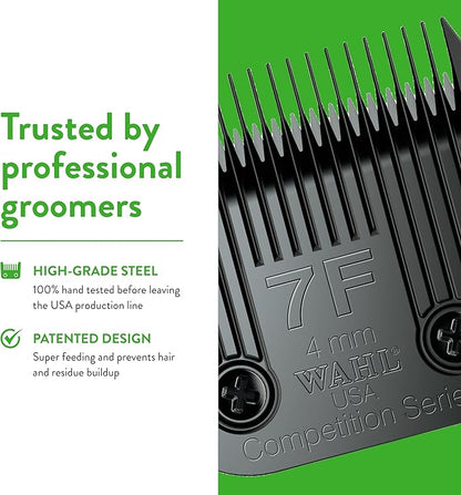 Wahl Professional Animal 7F Full Medium Ultimate Competition Series Detachable Blade with 4/25-Inch Cut Length (2368-500)