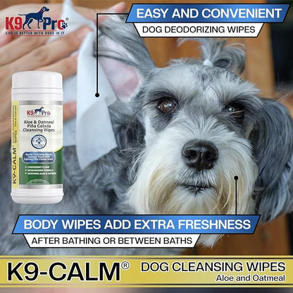 Dog Wipes for Paws and Butt Cleaning Deodorizing - All Natural Pet Wipes for Dogs, Premium Puppy Wipes for Dogs Feet and Dog Face Wipes, Dog Paw Wipes, Dog Bath Wipes for Dogs Feet (120 Count)