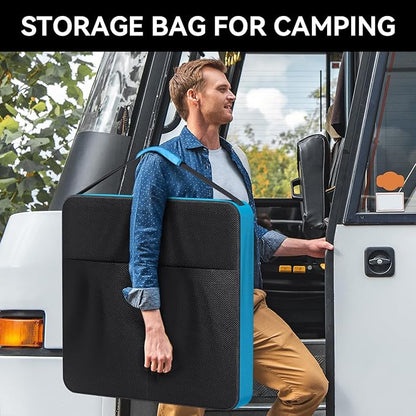 PJYuCien Dog Playpen Storage Bag ((Not Suitable for Other Brands) Fits 40" H 32" W 8 Panels Dog Pen, Designed for RV Trips,Yard and Indoor.… (24"x24"x8")