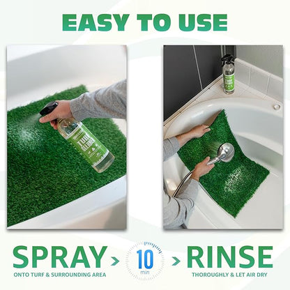 Paws and Play Turf Cleaner for Pet Urine Outdoor and Indoor | Artificial Grass Dog Urine Cleaner That Cleans and Deodorizes Pet Waste on Fake Grass for Dogs - 32 Fl Oz (Single)