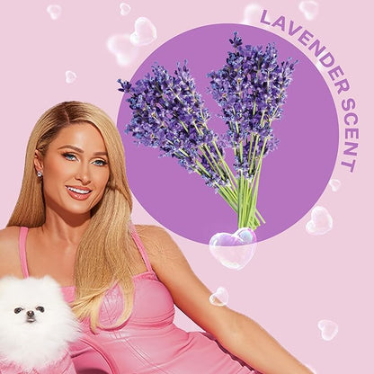 Paris Hilton Dog Perfume, Deodorizer & Detangler | Odor Neutralizing with Gentle Calming Lavender Scent - Sulfate-Free, Vegan, Hypoallergenic for All Pet Breeds 10oz/295ml