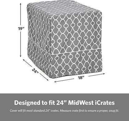 MidWest Homes for Pets Dog Crate Cover, Privacy Dog Crate Cover Fits Midwest Dog Crates, Machine Wash & Dry