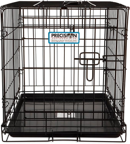 Precision Pet Products One Door Provalue Wire Dog Crate, 24 Inch, For Pets 15-30 lbs, With 5-Point Locking System