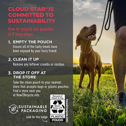 Cloud Star Wag More Bark Less 14 oz Grain Free Meatballs Dog Treats with Beef (19118)