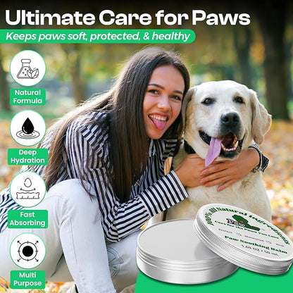 Puppy Essentials Kit | Dog Wipes for Cleaning & Deodorizing | Paw & Nose Balm | Teeth Cleaning Wipes | Poop Bags | Dog Grooming Supplies for in Between Baths