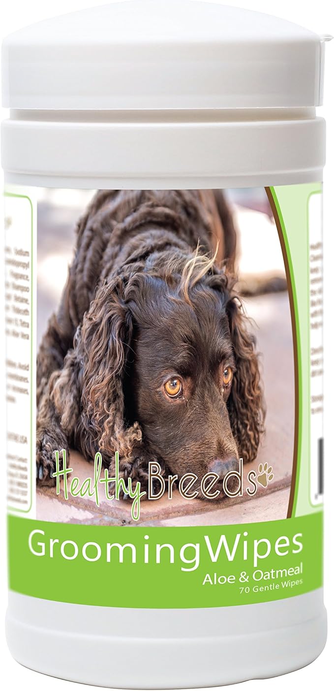 Healthy Breeds American Water Spaniel Grooming Wipes 70 Count