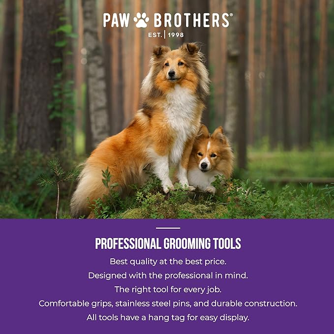 Paw Brothers Diamond Edge Nail File for Small Medium Large Dogs and Cats, Professional Grade, Smoothes and Shapes All Nail Types, Durable Construction, 7 inches