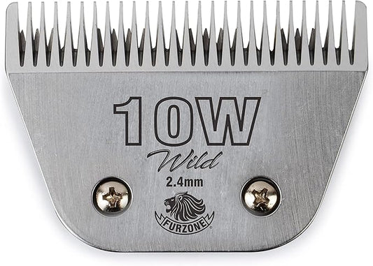 Detachable Blade - Size 10W Wide Blade 3/32", Made of Extra Durable Japanese Steel, Compatible with Most Andis, Oster, Wahl A5 Clippers