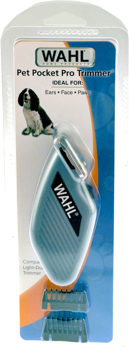 Wahl Pocket Pro Compact Trimmer for Touching Up Around Dogs and Cats Eyes, Ears, and Paws - Model 9961-900