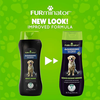 FURminator deShedding Kit, deShedding Shampoo, deShedding Conditioner, deShedding Waterless Spray, For Dogs, 40.5 oz (Set of 3)