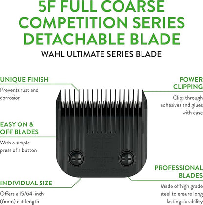 Wahl Professional Animal 5F Full Coarse Ultimate Competition Series Detachable Blade with 15/64-Inch Cut Length (2372-500)