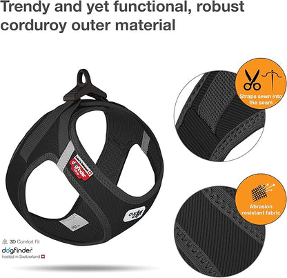 Vest Harness curli Clasp Cord Black L