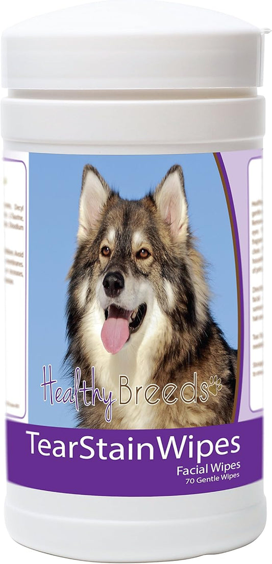 Healthy Breeds Utonagan Tear Stain Wipes 70 Count