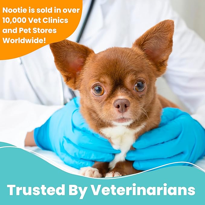 Nootie Medicated Dog Wipes - Antifungal Wipes - Antibacterial Wipes - Antimicrobial Wipes for Dogs 2% Chlorhexidine Wipes with 2% Micronazole for Best Results with Cats and Dogs Problems 60 pads - USA, White